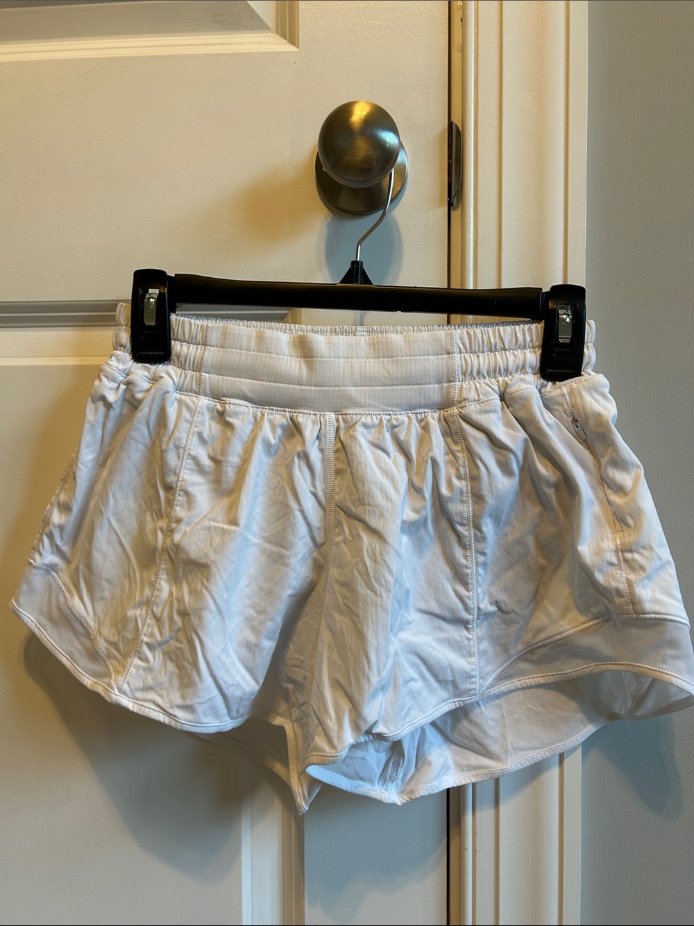 Lululemon White Hotty Hot Shorts